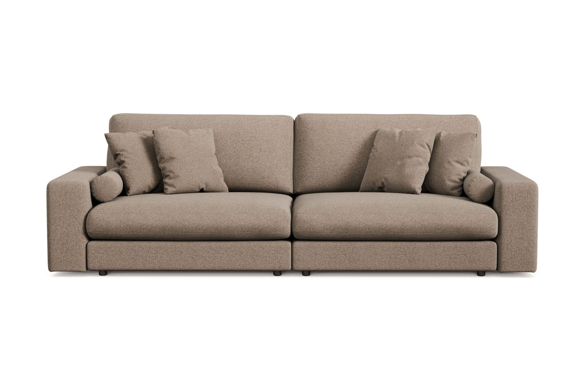 Arken Lyx dyp 4-seters sofa i stoff - Brun