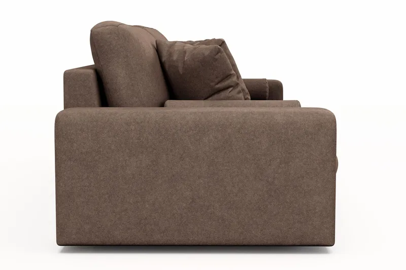 Arken Lyx dyp 4-seters sofa i stoff - Brun - Møbler - Sofaer - 4 seter sofa