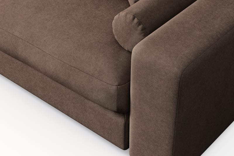 Arken Lyx dyp 4-seters sofa i stoff - Brun - Møbler - Sofaer - 4 seter sofa