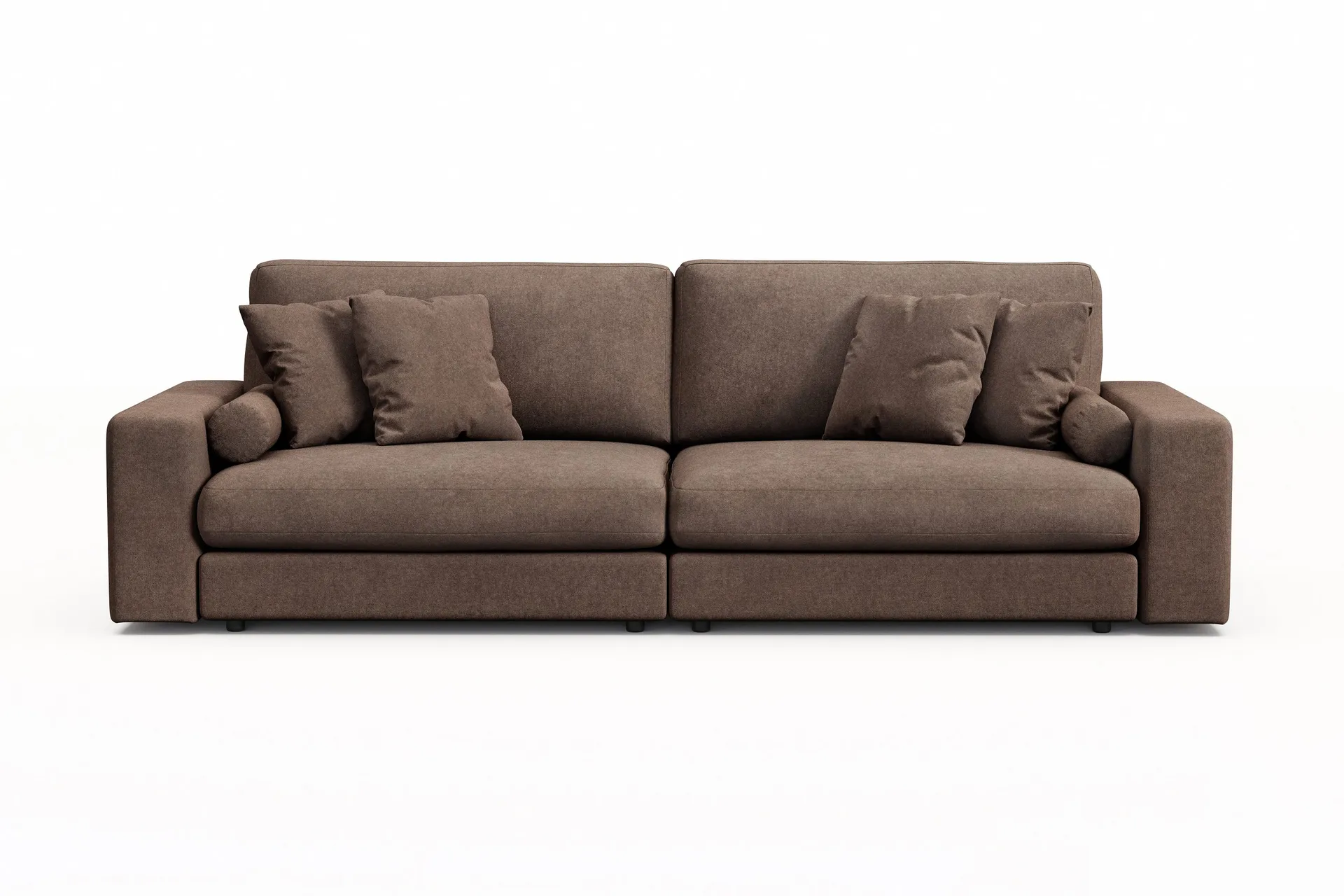 Arken Lyx dyp 4-seters sofa i stoff - Brun