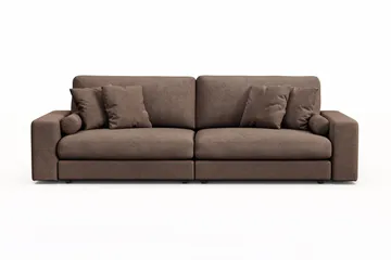 Arken Lyx dyp 4-seters sofa i stoff - Brun - Møbler - Sofaer - 4 seter sofa