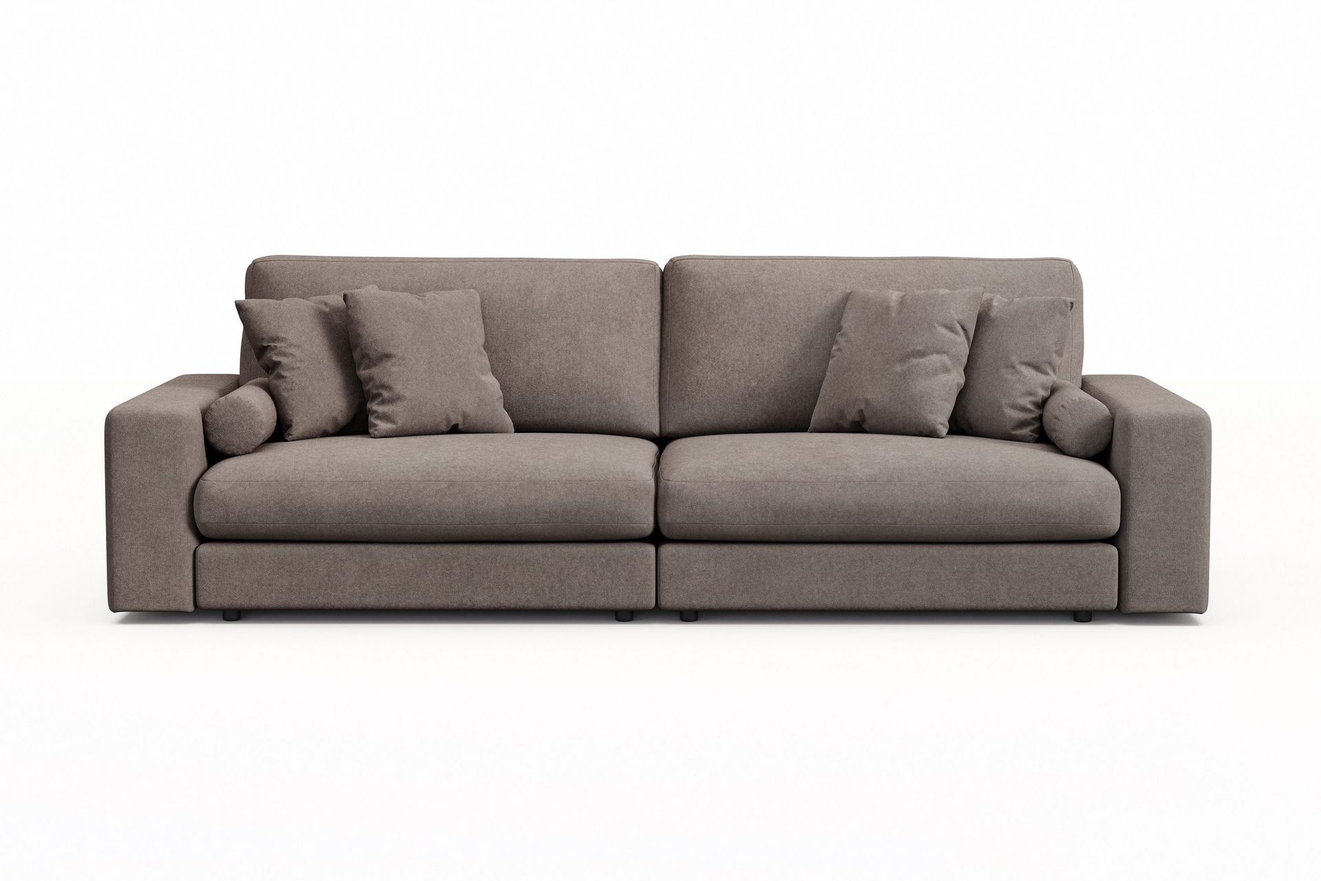 Arken Lyx dyp 4-seters sofa i stoff - Brun