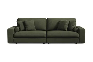 Arken Lyx dyp 4-seters sofa i stoff - Grønn - Møbler - Sofaer - 4 seter sofa