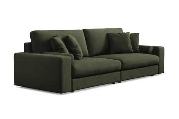 Arken Lyx dyp 4-seters sofa i stoff - Grønn - Møbler - Sofaer - 4 seter sofa