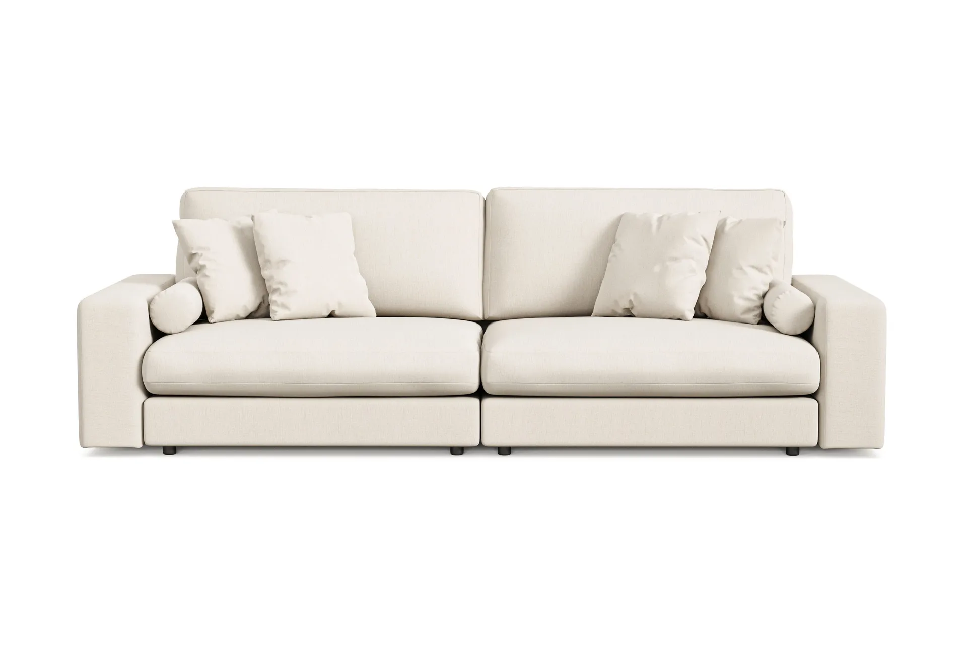 Arken Lyx dyp 4-seters sofa i stoff - Lys beige