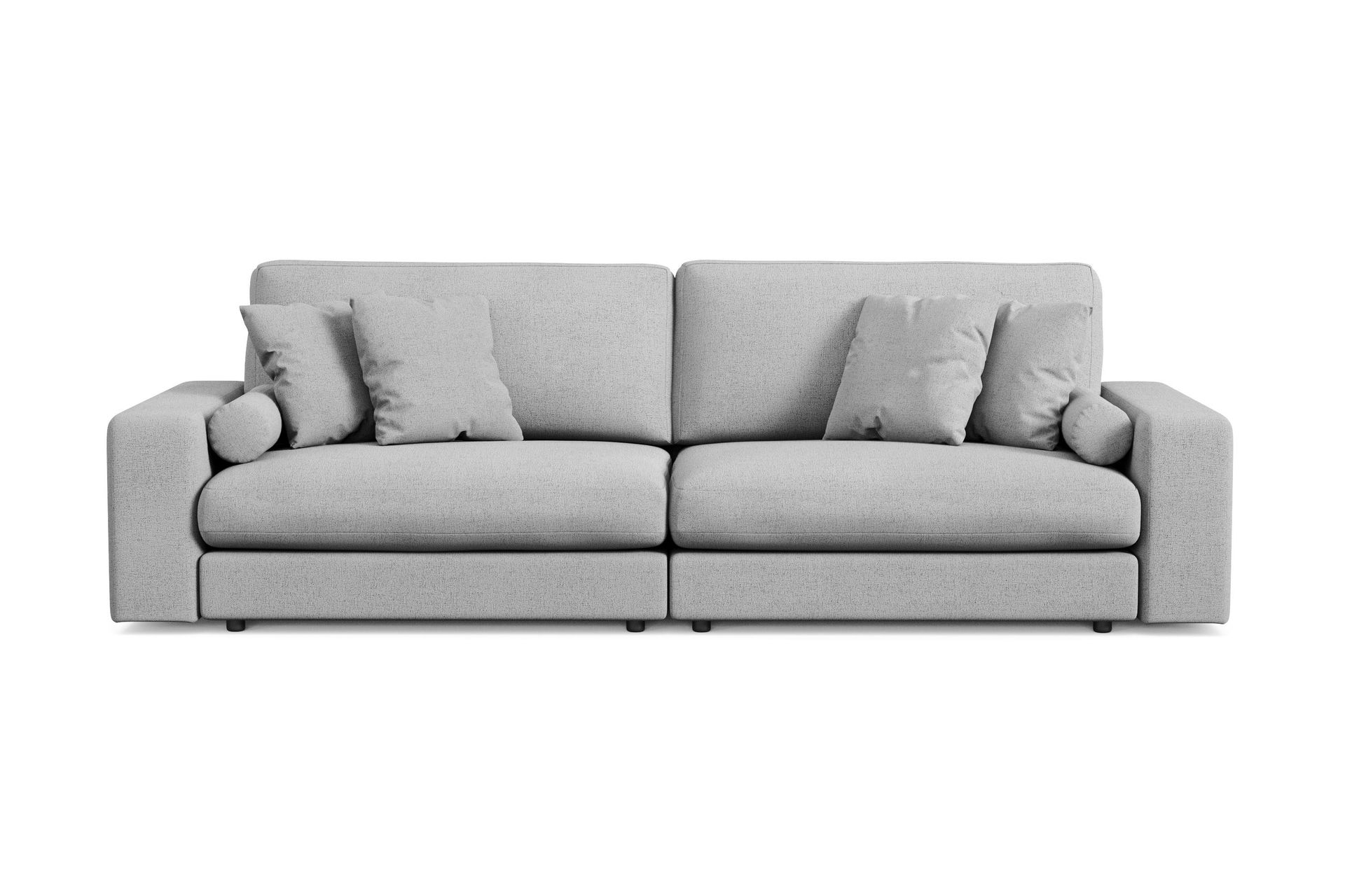 Arken Lyx dyp 4-seters sofa i stoff - Lysegrå