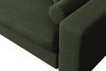 Arken Lyx vendbar, dyp 3-seters L-formet sjeselongsofa i stoff - Grønn - Møbler - Sofaer - Sofa med sjeselong
