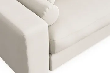 Arken Lyx vendbar, dyp 3-seters L-formet sjeselongsofa i stoff - Lys beige - Møbler - Sofaer - Sofa med sjeselong