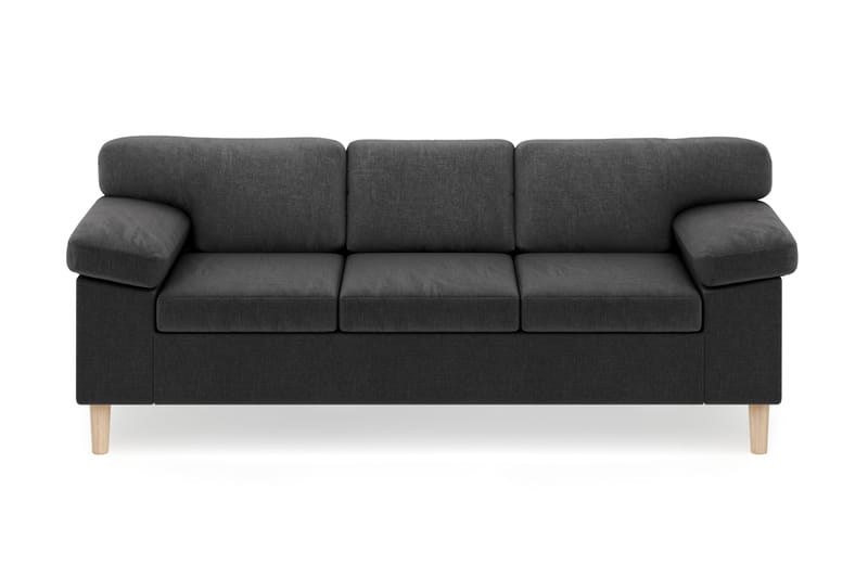 Askerod 3-seter Sofa - Grå - Møbler - Sofaer - Sofa 3 seter