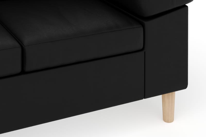 Askerod 3-seter Sofa - Svart - Møbler - Sofaer - Sofa 3 seter