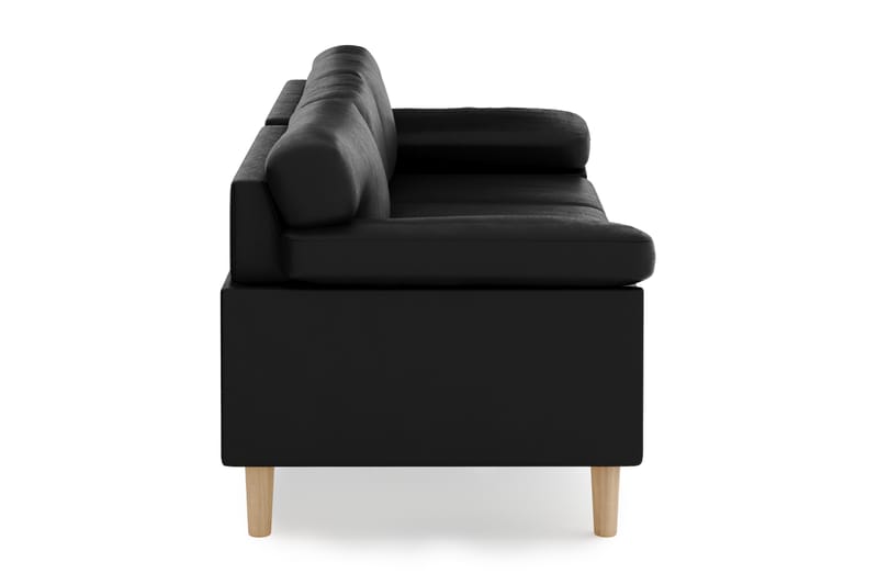 Askerod 3-seter Sofa - Svart - Møbler - Sofaer - Sofa 3 seter