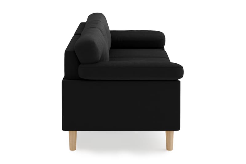 Askerod 3-seter Sofa - Svart - Møbler - Sofaer - Sofa 3 seter
