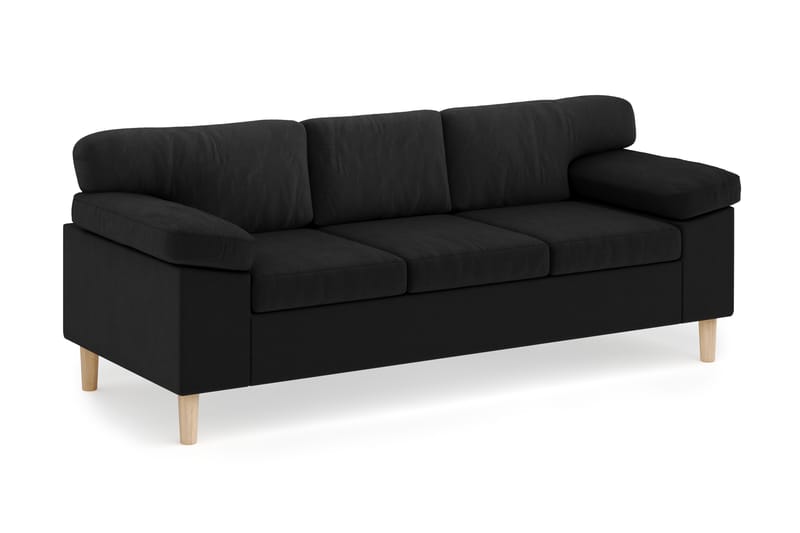 Askerod Sofagruppe 3-seter Sofa + 2-seter Sofa - Svart - Møbler - Sofaer - Sofagrupper