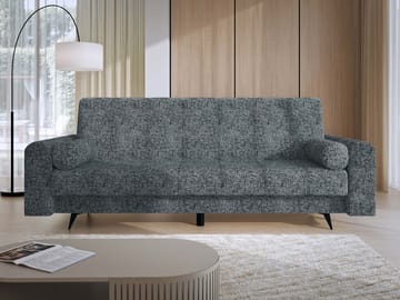 Aurvin 3-seters sovesofa - grå - Møbler - Sofaer - Sovesofaer
