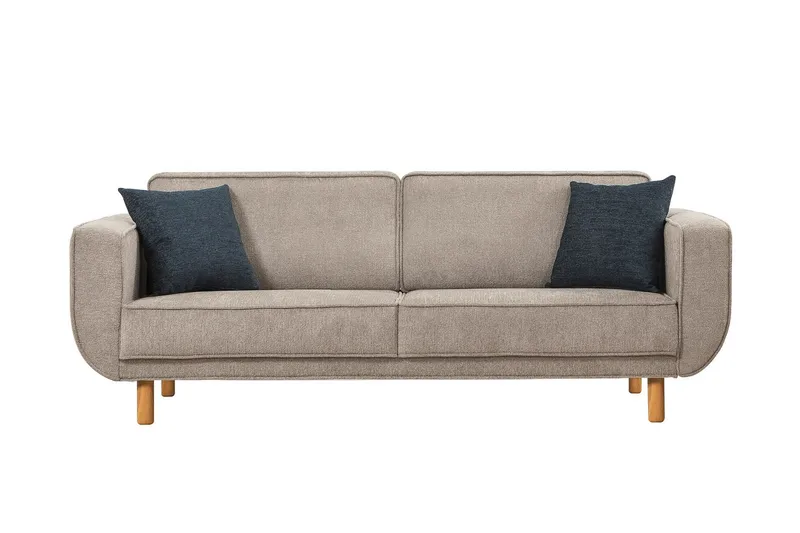 Austen 3-seters Sovesofa, Grå