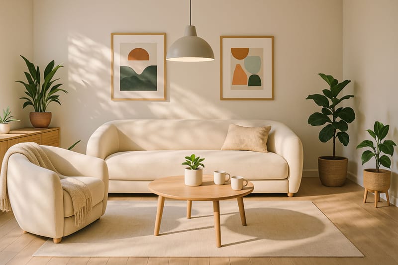 Axelfors 3-seter Sofa - Beige - Møbler - Sofaer - Sofa 3 seter