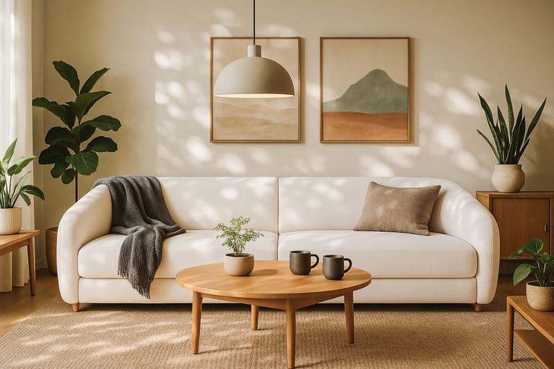 Axelfors 4-seter Sofa - Beige - Møbler - Sofaer - 4 seter sofa