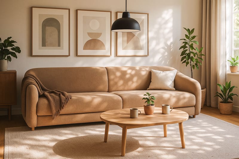 Axelfors 4-seter Sofa - Brun - Møbler - Sofaer - 4 seter sofa