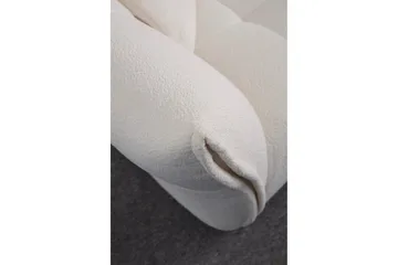 Azzo 3-seters Sofa - Hvit - Møbler - Sofaer - Sofa 3 seter