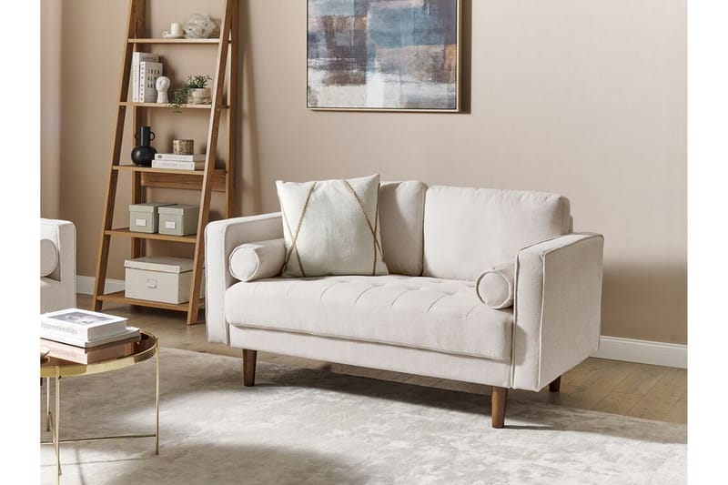 Babur Sofa 2-seter - Beige/Mørkt tre - Møbler - Sofaer - 2 seter sofa