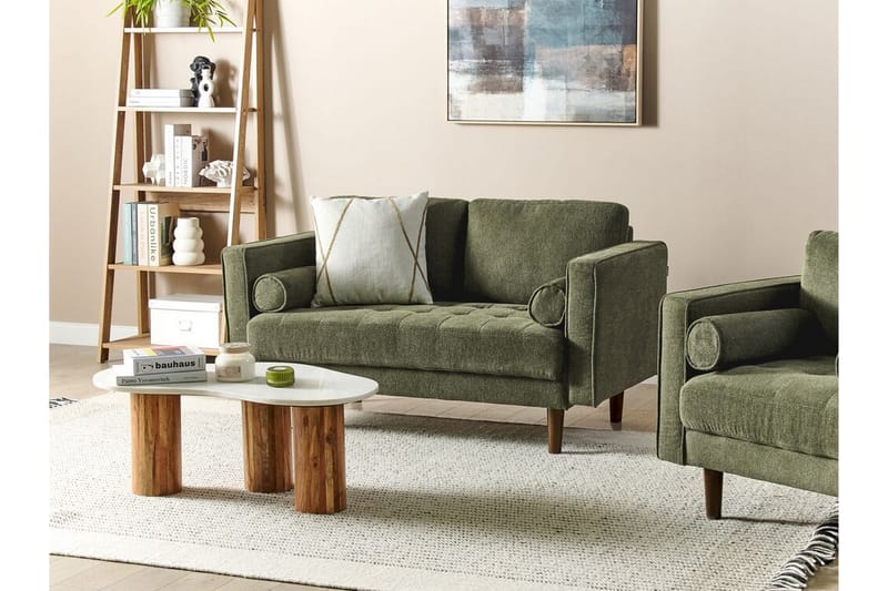 Babur Sofa 2-seter - Grønn/Mørkt tre - Møbler - Sofaer - 2 seter sofa
