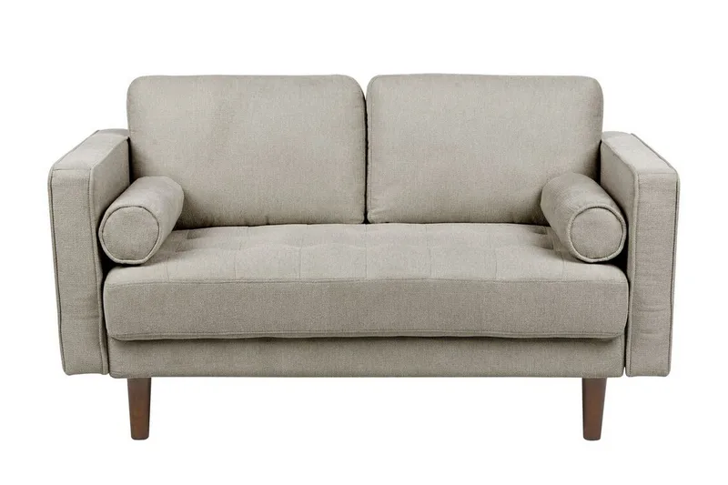 Babur Sofa 2-seter - Taupe/Mørkt tre - Møbler - Sofaer - 2 seter sofa