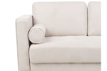 Babur Sofa 3-seter - Beige/Mørkt tre - Møbler - Sofaer - Sofa 3 seter