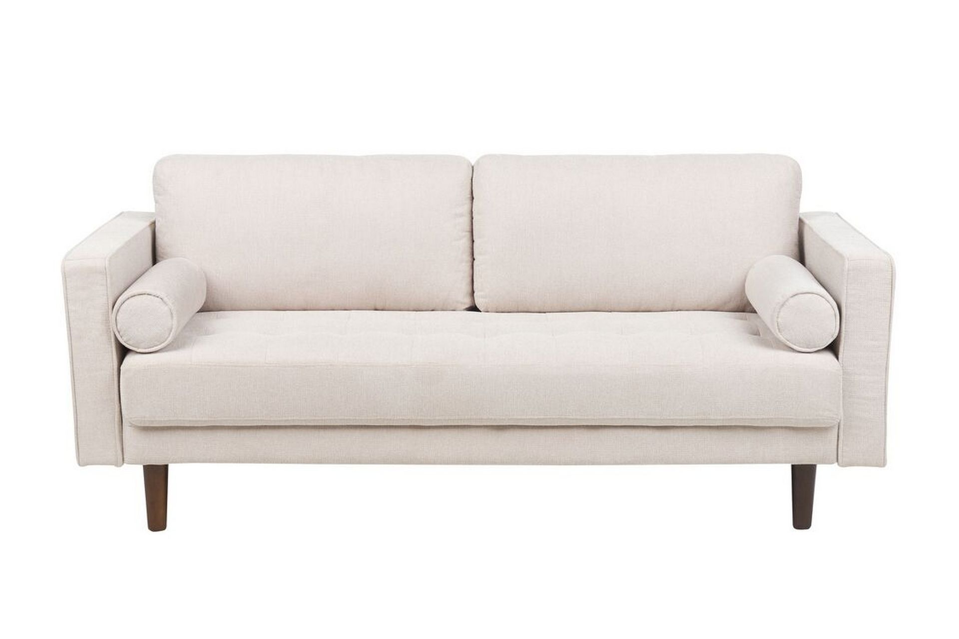 Babur Sofa 3-seter - Beige/Mørkt tre - Møbler - Sofaer - Sofa 3 seter
