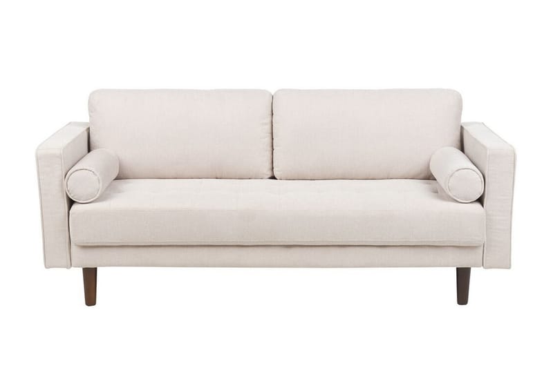 Babur Sofa 3-seter - Beige/Mørkt tre - Møbler - Sofaer - Sofa 3 seter