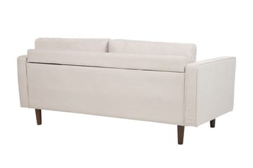 Babur Sofa 3-seter - Beige/Mørkt tre - Møbler - Sofaer - Sofa 3 seter