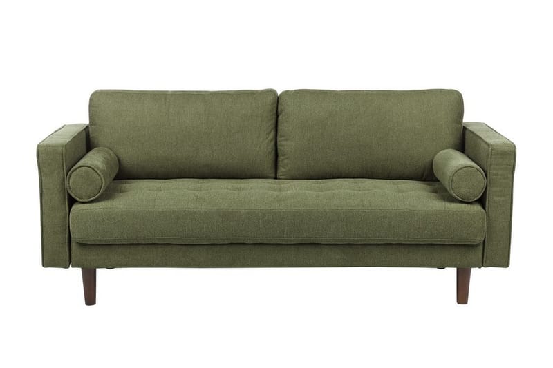 Babur Sofa 3-seter - Grønn/Mørkt tre - Møbler - Sofaer - Sofa 3 seter