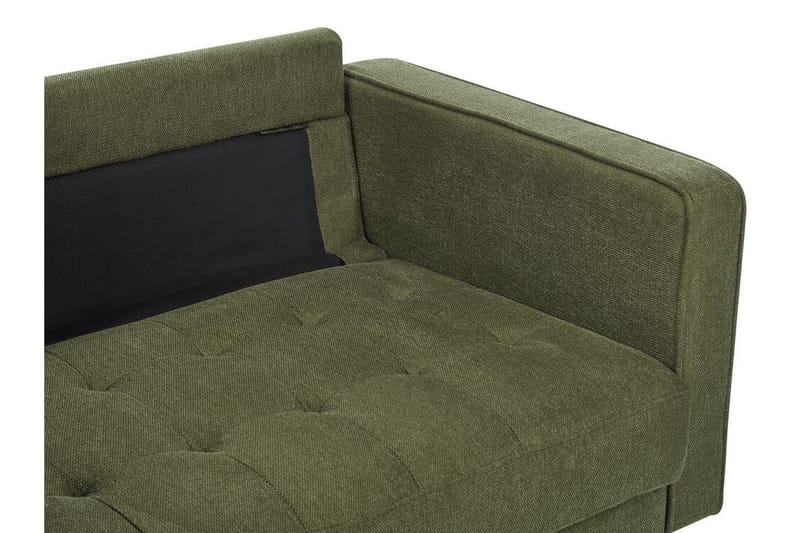 Babur Sofa 3-seter - Grønn/Mørkt tre - Møbler - Sofaer - Sofa 3 seter