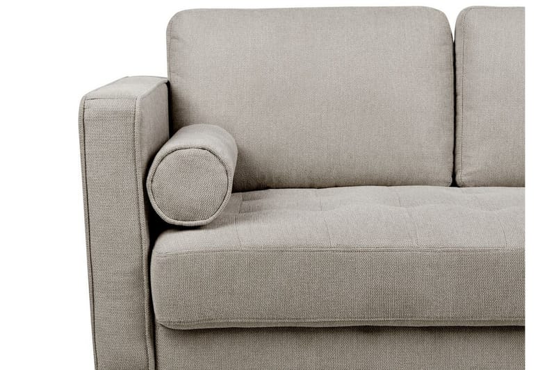 Babur Sofa 3-seter - Taupe/Mørkt tre - Møbler - Sofaer - Sofa 3 seter