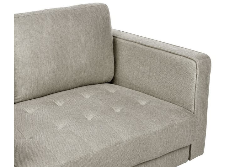 Babur Sofa 3-seter - Taupe/Mørkt tre - Møbler - Sofaer - Sofa 3 seter