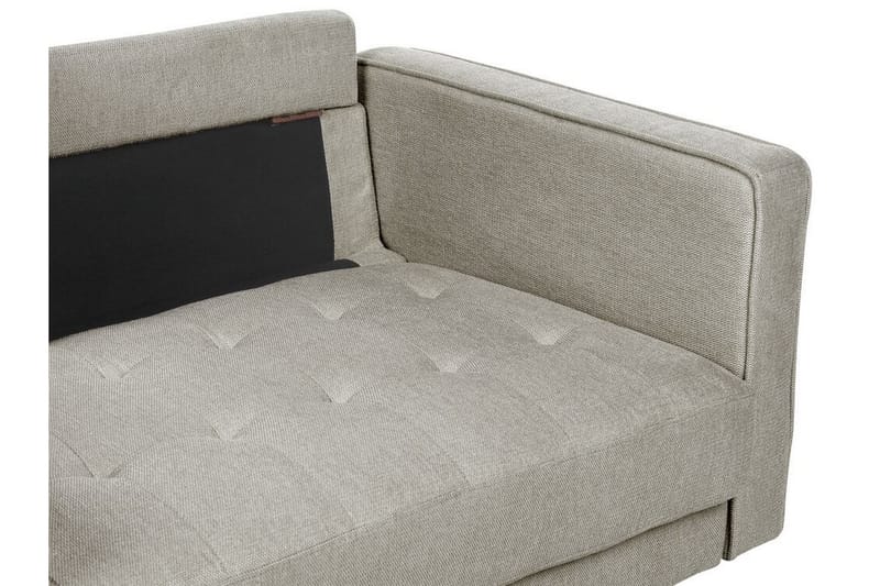 Babur Sofa 3-seter - Taupe/Mørkt tre - Møbler - Sofaer - Sofa 3 seter
