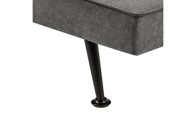 Bäddsoffa Beliani Hasle Blå, Svart Grey||Black - Møbler - Sofaer - Sovesofaer