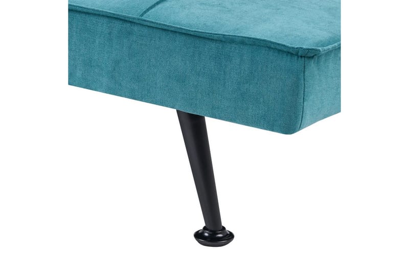 Bäddsoffa Beliani Hasle Blå, Svart NO_BRAND blue - Blå - Møbler - Sofaer - Sovesofaer