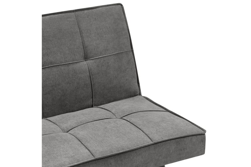 Bäddsoffa Beliani Hasle Blå, Svart NO_BRAND Grey||Black - Møbler - Sofaer - Sovesofaer