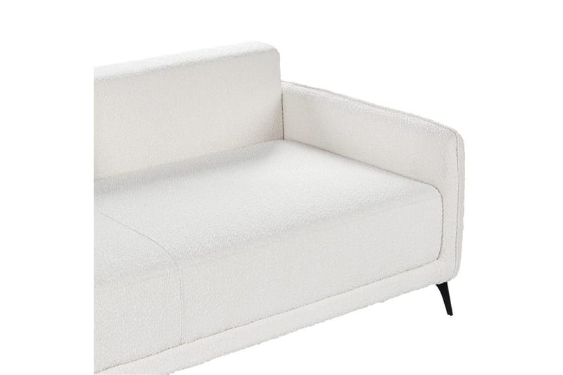 Bäddsoffa Beliani Heming Brun, Svart White - Hvit - Møbler - Sofaer - 2 seter sofa