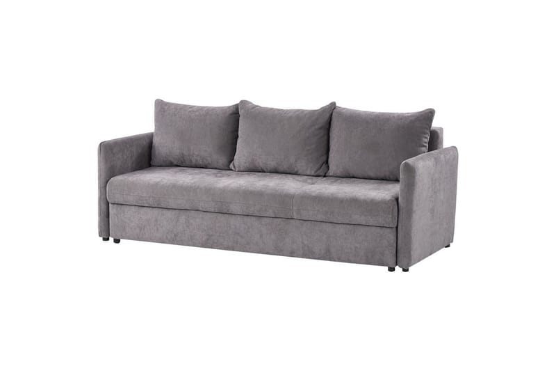 Bäddsoffa Beliani Holsen Beige, svart Brown||Black - Møbler - Sofaer - Sovesofaer