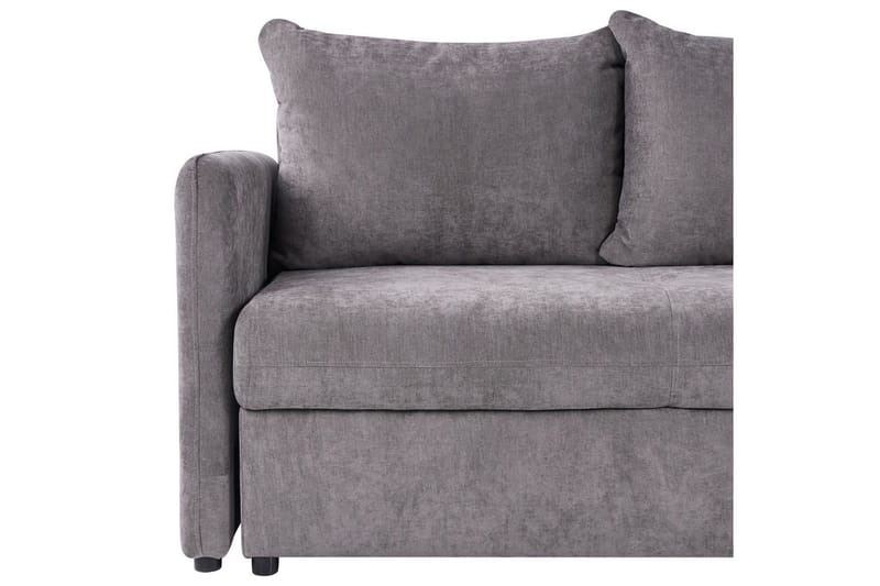 Bäddsoffa Beliani Holsen Beige, svart Brown||Black - Møbler - Sofaer - Sovesofaer