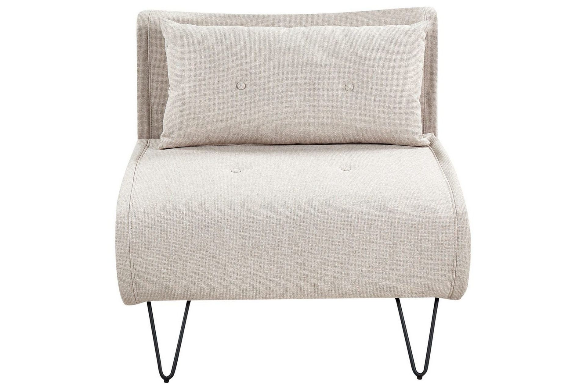 Bäddsoffa Beliani Vestfold Beige, svart Beige\|\|Black -