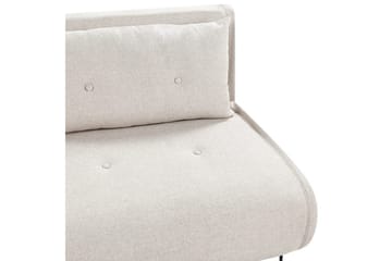 Bäddsoffa Beliani Vestfold Beige, svart Beige||Black - Møbler - Sofaer - Sovesofaer