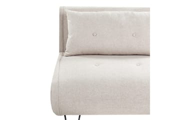 Bäddsoffa Beliani Vestfold Beige, svart Beige||Black - Møbler - Sofaer - Sovesofaer