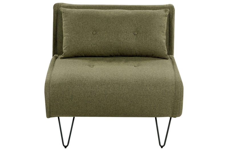 Bäddsoffa Beliani Vestfold Beige, svart Green||Black - Møbler - Sofaer - Sovesofaer