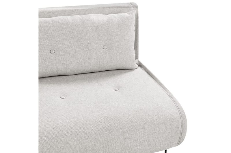 Bäddsoffa Beliani Vestfold Beige, svart Grey||Black - Møbler - Sofaer - Sovesofaer
