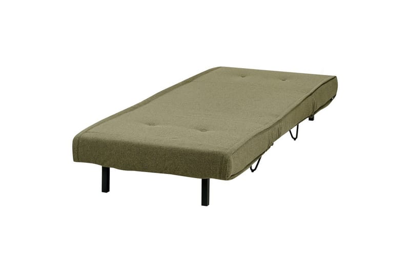 Bäddsoffa Beliani Vestfold Beige, svart NO_BRAND Green||Black - Møbler - Sofaer - Sovesofaer