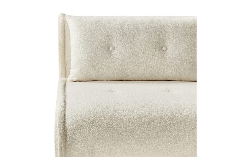 Bäddsoffa Beliani Vestfold Beige, svart Offwhite - Hvit - Møbler - Sofaer - Sovesofaer