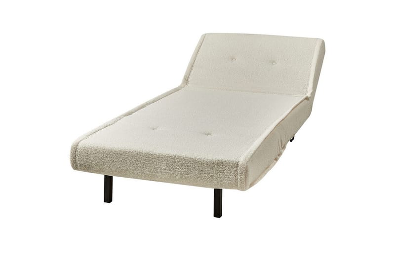 Bäddsoffa Beliani Vestfold Beige, svart Offwhite - Hvit - Møbler - Sofaer - Sovesofaer