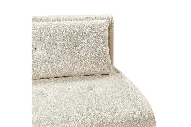 Bäddsoffa Beliani Vestfold Beige, svart Offwhite - Hvit - Møbler - Sofaer - Sovesofaer